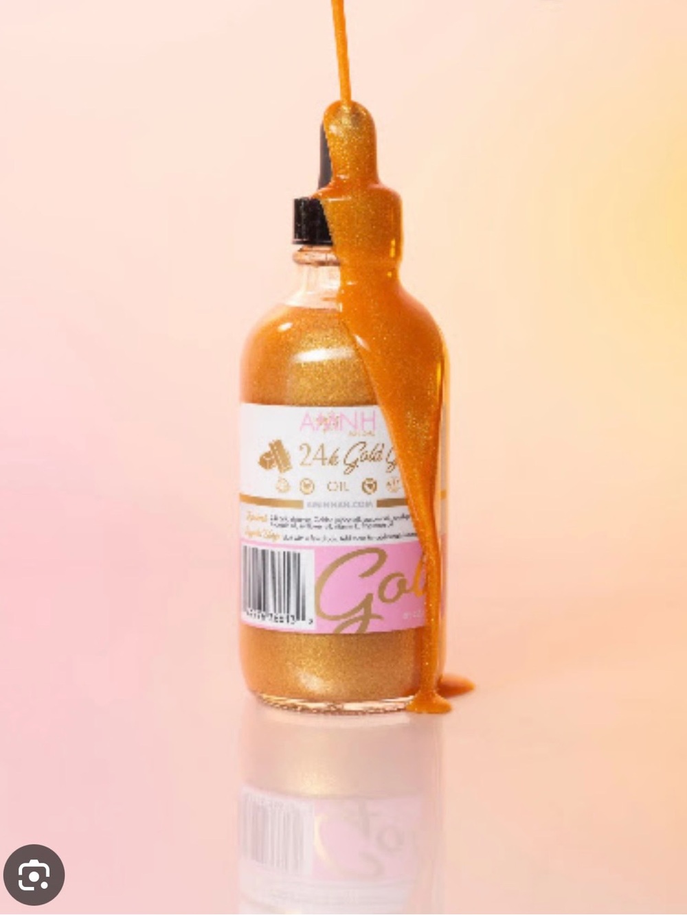 Aminnah 24 K Gold Glow Oil
